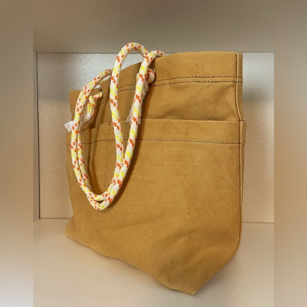 Madewell The Canvas Transport Tote: Corded Handle Edition in tan. NWT - Picture 4 of 13